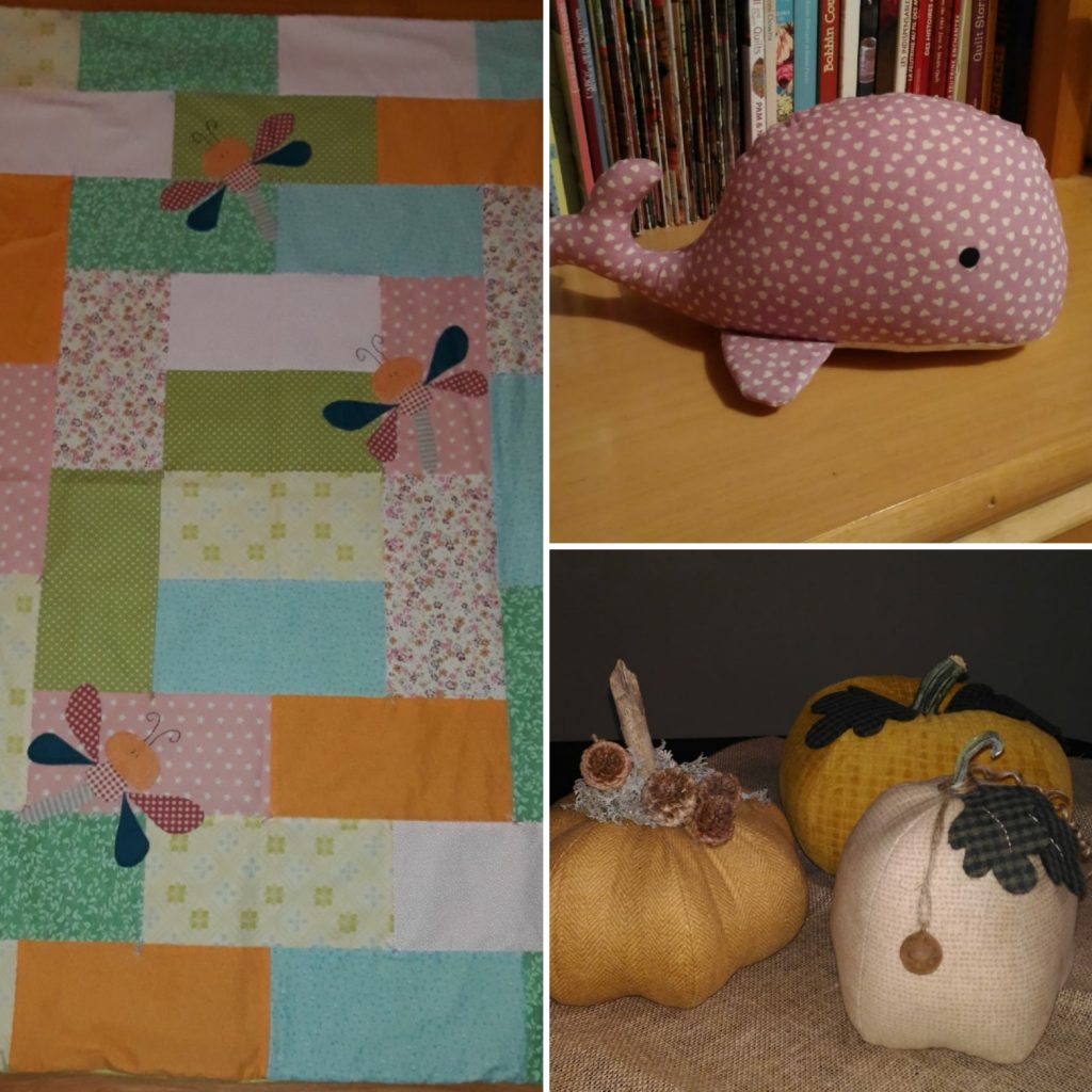 Labores de patchwork realizadas por nuestra profesora Mª José Sánchez y las alumnas de cursos anteriores.